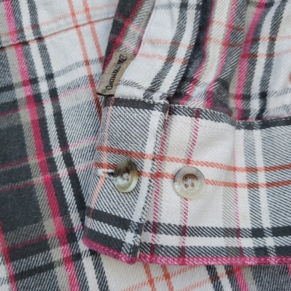 Browning Super Natural Fall Plaid Long Sleeve Casual Button Down Sz XLT Shirt - Picture 7 of 13
